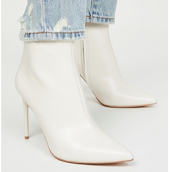 Alice + Olivia Shoes - Brand New! Alice + Olivia Women's Celyn Bootie in Ecru White Stiletto Heel